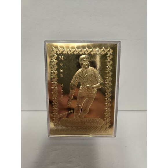 1993 Bleachers Baseball Ken Griffey Jr. 23 Karat Gold Limited Print  #'d/10000 - Picture 6 of 8